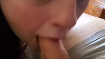 Is She Telling Daddy About Fucking His Friend During This Dirty Talk Blowjob?