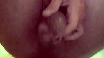 male squirt happening with two sandals helping in that stretched ass