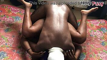 real home sex of married african couple passionate encounter