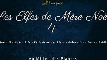 les elfes de mère noël 4 - french dirty talk joi foot fetish