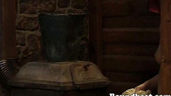 solo slave girl bathing and oiling herself for mistress