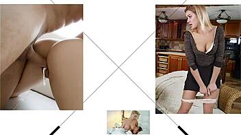 tiny tits blonde teen stepsis angel small pussy slammed