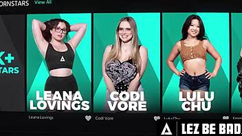 Lez Be Bad Boss Casey Calvert Fists Victoria Voxxx and Nicole Aria
