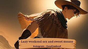 I moan tenderly during sex with this muscular bodybuilder