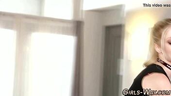 latina lesbian kissing big tits blonde on bed