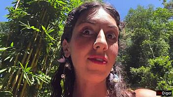 Cum on face in public?