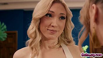 bride-to-be lily labeau and bridesmaids in hot lesbian group sex