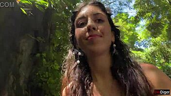 Cum on face in public?