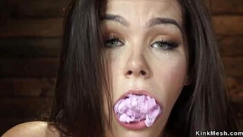 Does This Hot Ass Brunette Fuck The Machine? Watch Her Kinky Masturbation With Toys