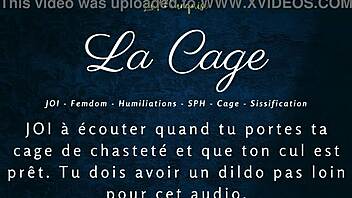imagine being caged for femdom anal joi