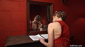 Coach And Players Gangbang Journalist In Submission