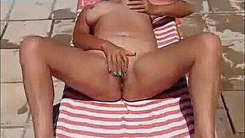 Fucking My Pussy and Ass with Big Dildos Butt Plug Double Penetration Squirting Having Huge Orgasms Indoors and Outdoors