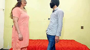 desi indian bhabhi gets fucked hard in doggystyle by father in law with hindi audio.