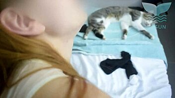 Petite Blonde Moans Loudly as Brazilian Vitor Says Her Name During Rough Sex.