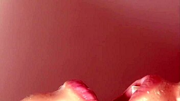 Japanese girl gets facial cumshot in close up