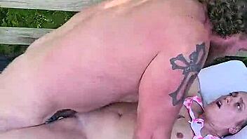 Cockwarming Wife Interrupts Nap Turns Into Outdoor Pounding On Back Deck!