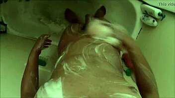 Feeling nervous yet excited in my first shower video with teen POV