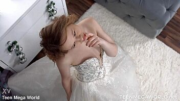 Caught feeling excited and red-handed during christmas fun.