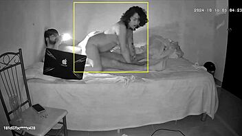Hidden camera catches housewife with neighbor in intimate encounter part 3