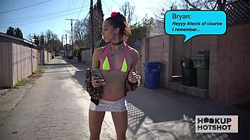 skinny hooker alexis tae addicted to bryan gozzlings nasty anal