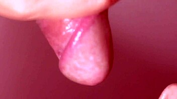 Japanese girl gets facial cumshot in close up