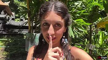 Cum on face in public?