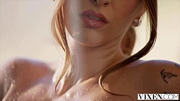 Vixen Curvy Beautiful Blonde Angel Young 18+S Gets Stretched Out By Friends Big Dick