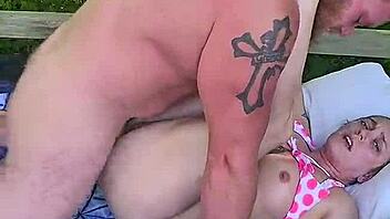 Cockwarming Wife Interrupts Nap Turns Into Outdoor Pounding On Back Deck!