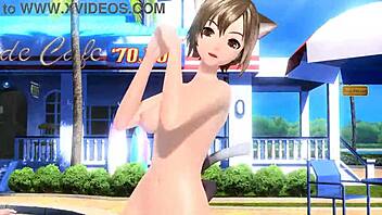 i admire megurine luka & meiko's big tits and ass in summer idol project diva nude mod