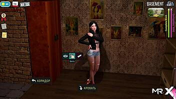 I came by myself in the fashionbusiness anime hentai game e1 99