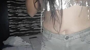 KARELY SHOWS OFF HER RICH PINK THONG IN A CASUAL SETTING