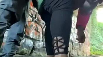 found hidden tunnel while hiking