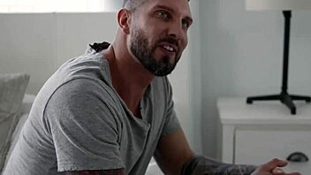 hot milf cory chase rewards husband quinton james with sexy threesome with cherry kiss