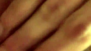 My petite girlfriend masturbates her hairy pussy for cash