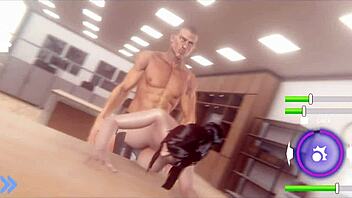 Hot Girl At Work In Complete Hentai Game