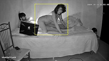 Hidden camera catches housewife with neighbor in intimate encounter part 3