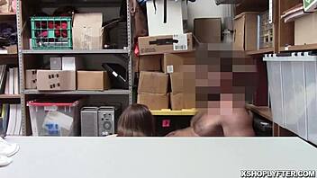 Lp officer bends summer brooks over for doggy fucking at work 😈