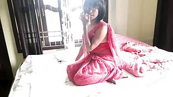 Made desi bhabi so happy with steamy action - Hindi sex! 🔥