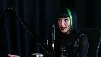 blonde teen in cosplay compilation with sheer red outfits