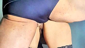 Samling av doggy style-knull med min bästa väns fru, solbränd och hårig