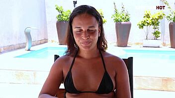 i interview the hot teen maya pimentinha riding big cock