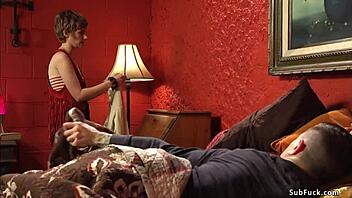 Coach And Players Gangbang Journalist In Submission