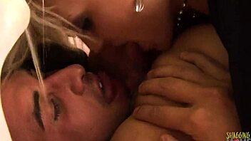 Hard cock satisfies two gorgeous babes in threesome