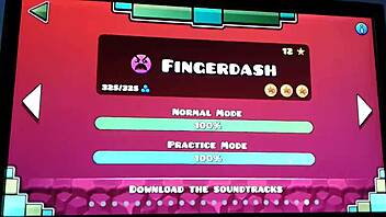 i play fingerdash with venom and adventurers geometry dash