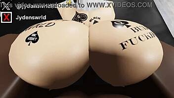 Fucking a cowgirl and breeding her with big black cock! 😈 Complete on Roblox