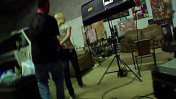 Ally is impaled by massive white cock, finishing with cum on her face.