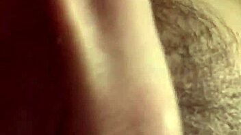 My petite girlfriend masturbates her hairy pussy for cash