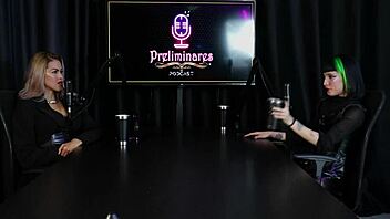 blonde teen in cosplay compilation with sheer red outfits