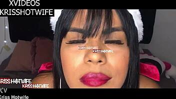 A Naughty Christmas Present From Brazilian Wife Kriss Hotwife With Her Big Tits And Ass For You