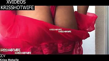 A Naughty Christmas Present From Brazilian Wife Kriss Hotwife With Her Big Tits And Ass For You